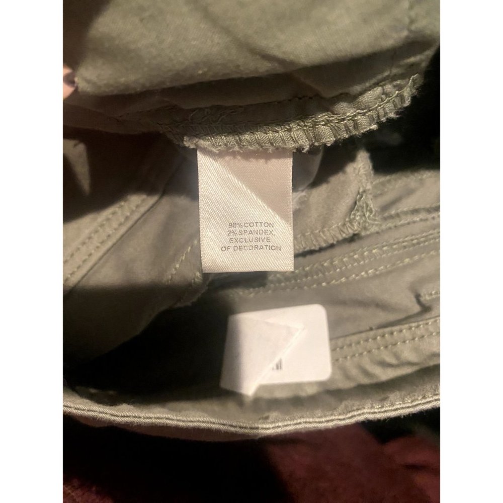 White House Black Market Olive Cargo Skirt 2 - Picture 8 of 9